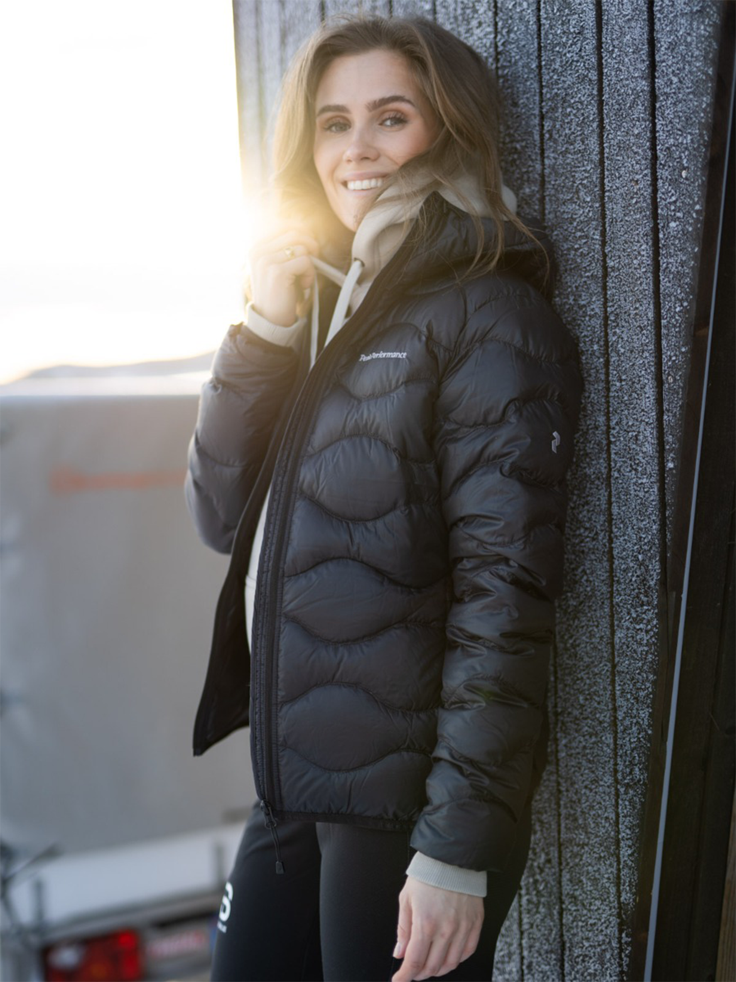 W Helium Down Hood Jacket