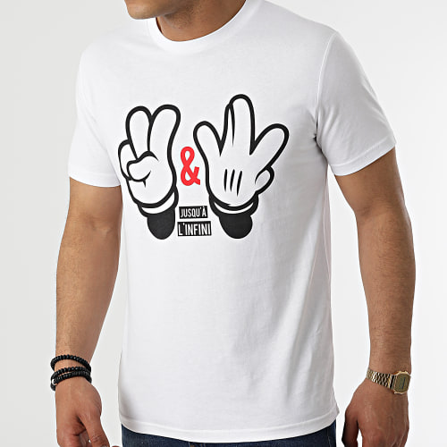 Tee Shirt Y et W Mick Blanc