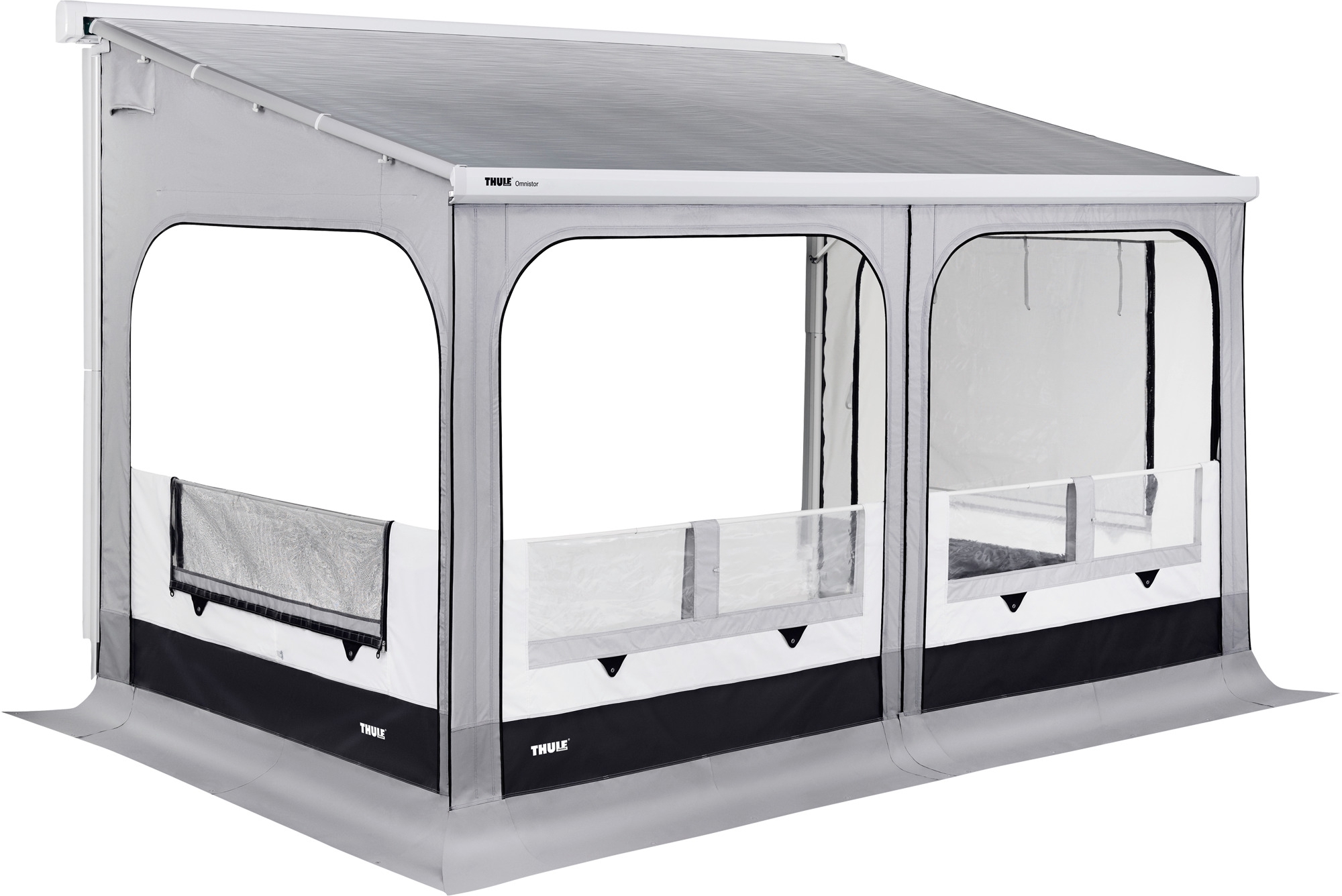 Thule Panorama Markisenzelt für Ducato / Jumper / Boxer / Movano > 2022 H2 Lift roof mit Markise Omnistor 5200 Markisenlänge 4,00 Meter