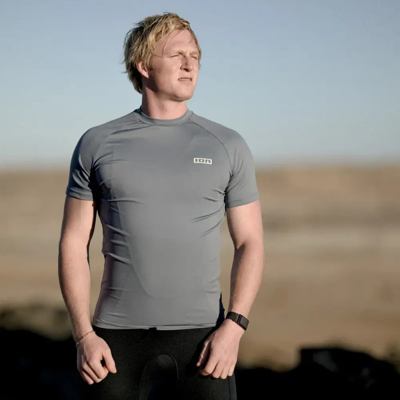 Lycra ion rashguard ss slate blue