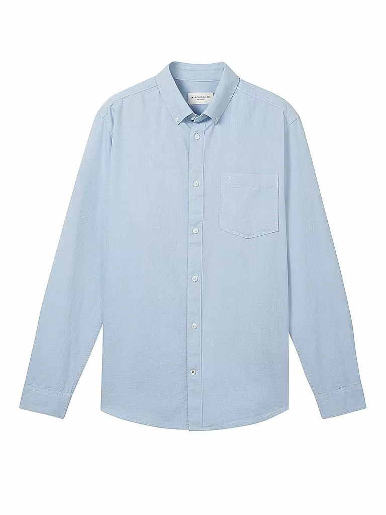 TOM TAILOR Hemd Regular Fit hellblau