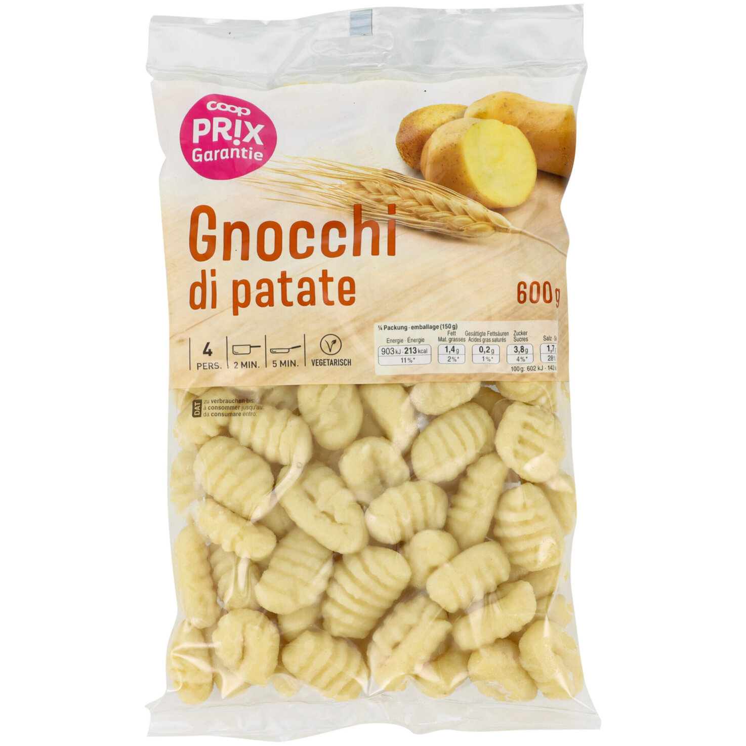 Prix Garantie Gnocchi