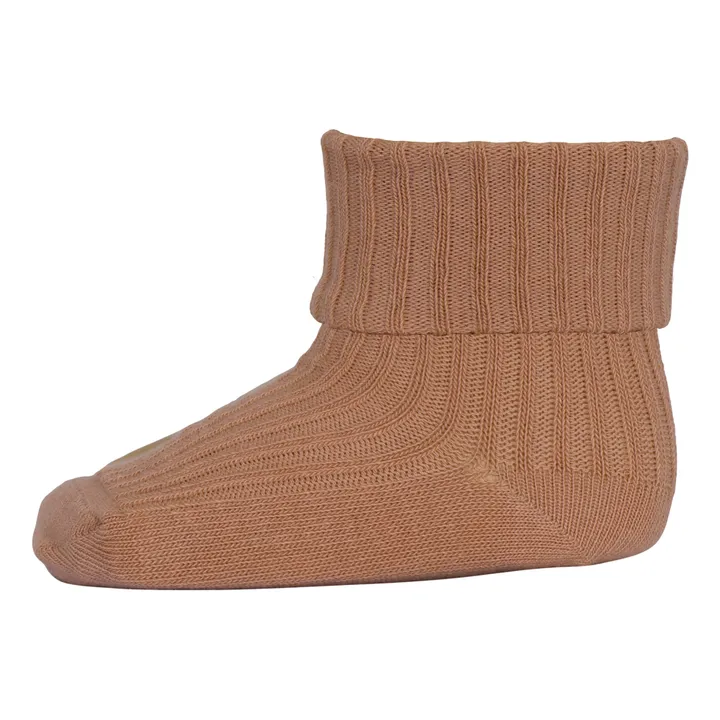 Mp Denmark Chaussettes Rib en coton | Marron
