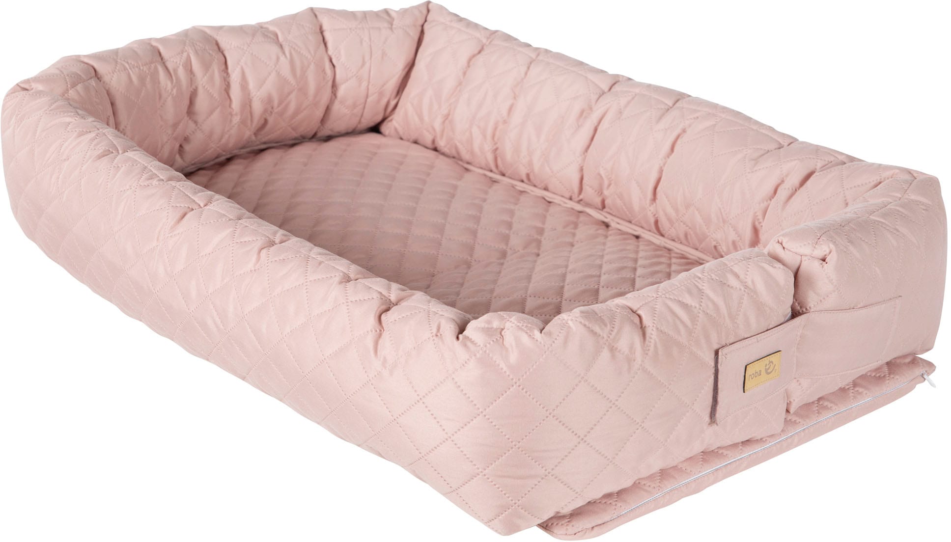 roba® Kuschelnest »Babylounge, Style, rose/mauve« 3in1