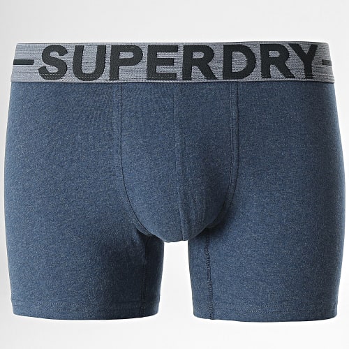Lot De 3 Boxers Classic Bleu Marine Rouge