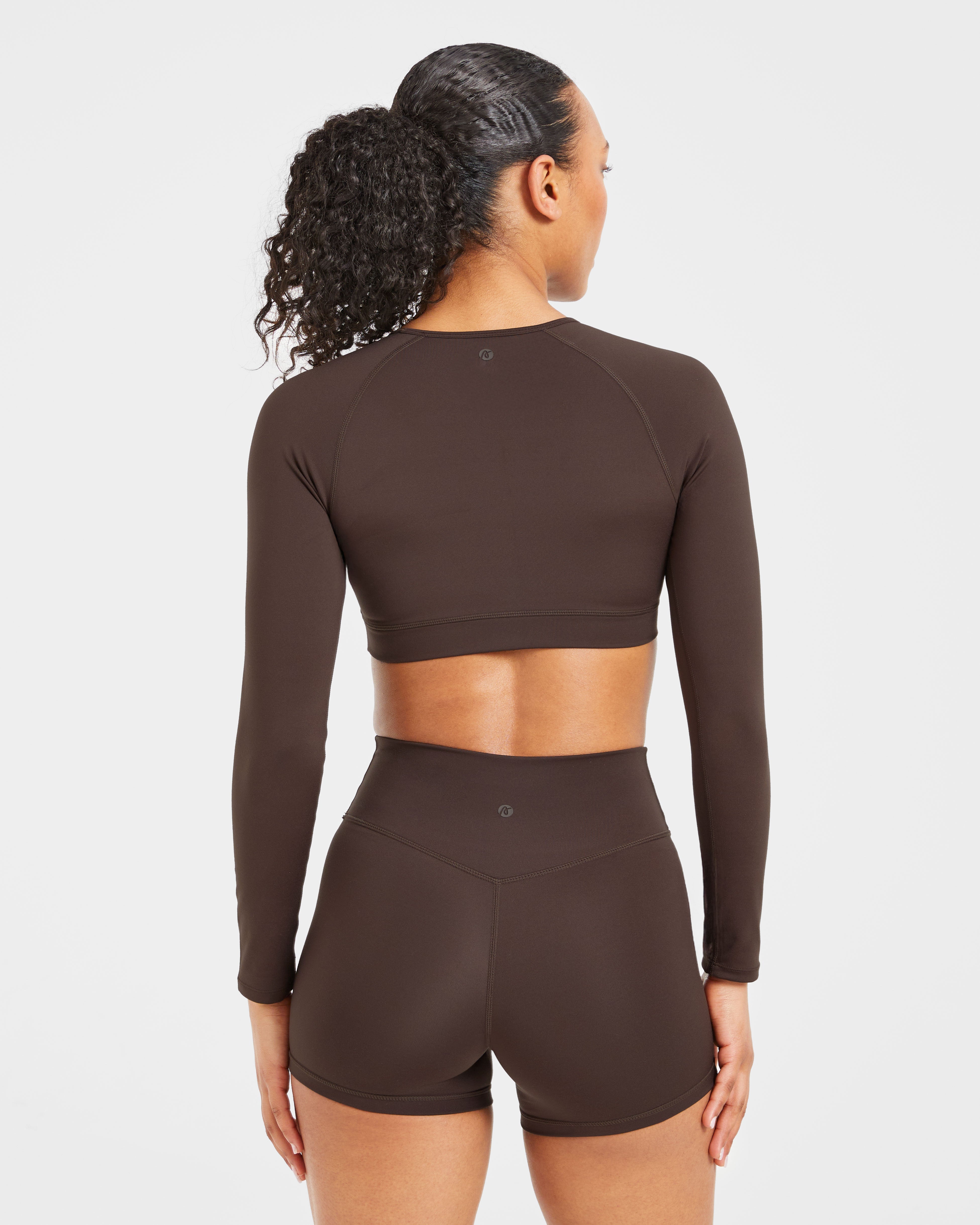 Staple Long Sleeve Crop Top