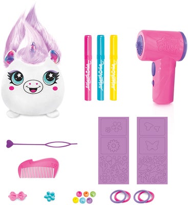Canal Toys Airbrush Plush Hair'iffic Squishy Kosedyr Pal-Princess  17 cm