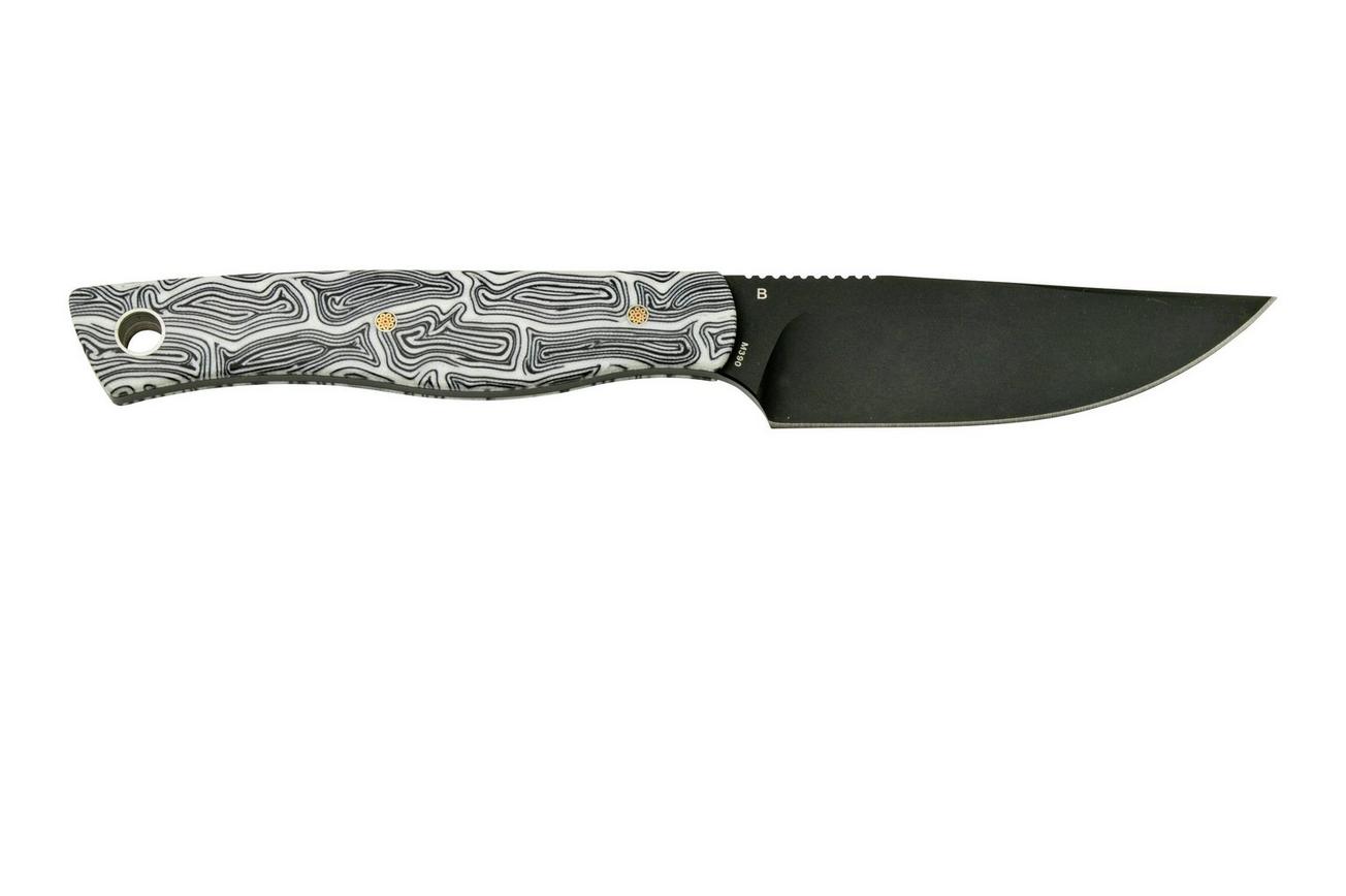 Bestech Heidi Blacksmith M390 Black DLC, Black White G10, BFK01G Knivesandtools Exclusive zakmes