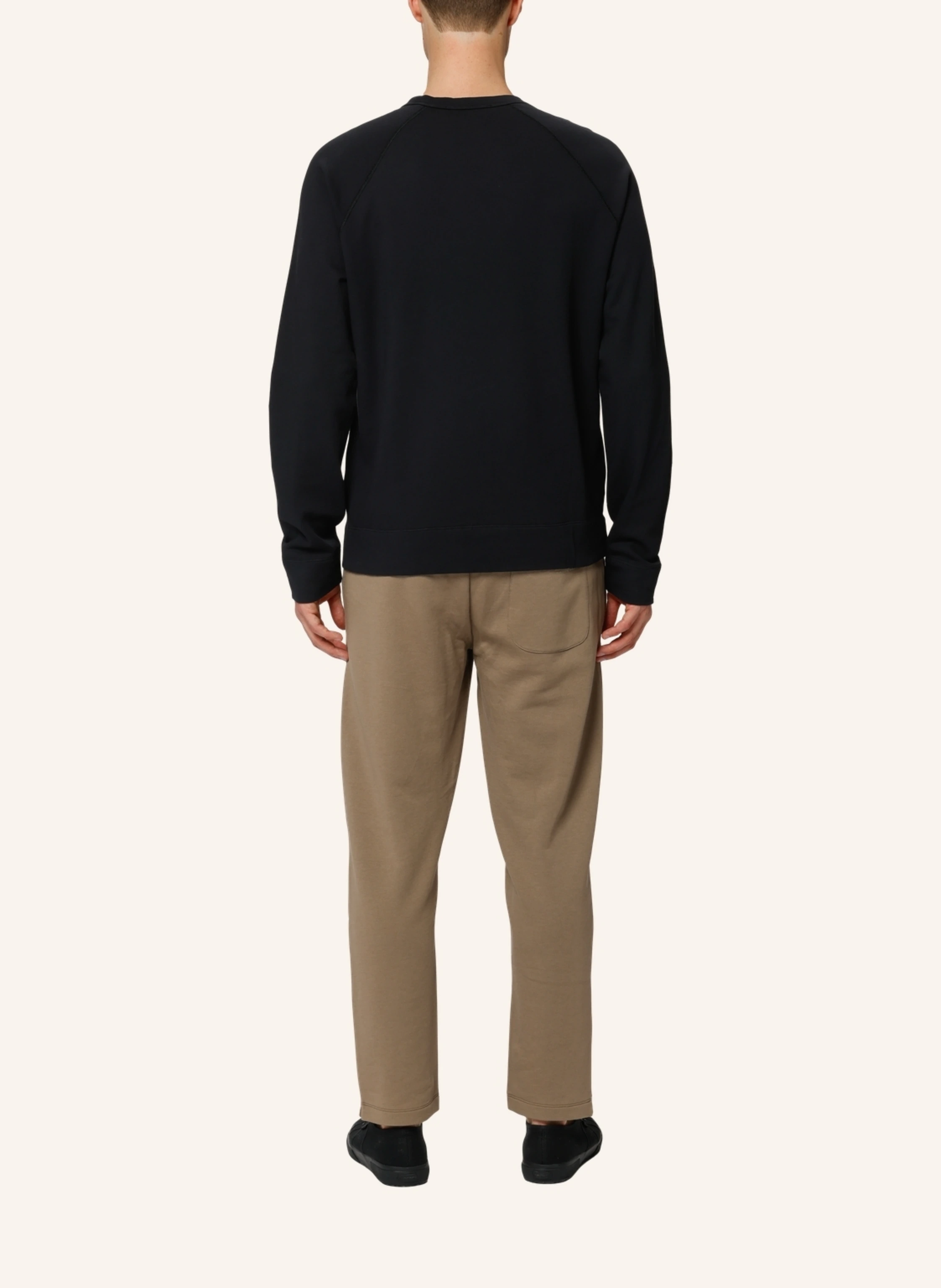 TRUSTED HANDWORK Round Neck 1/1-Sleeve Sweatshirt with Raglan