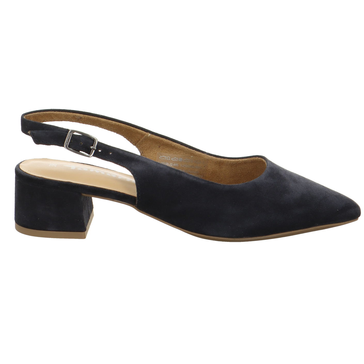 Spangenpumps blau