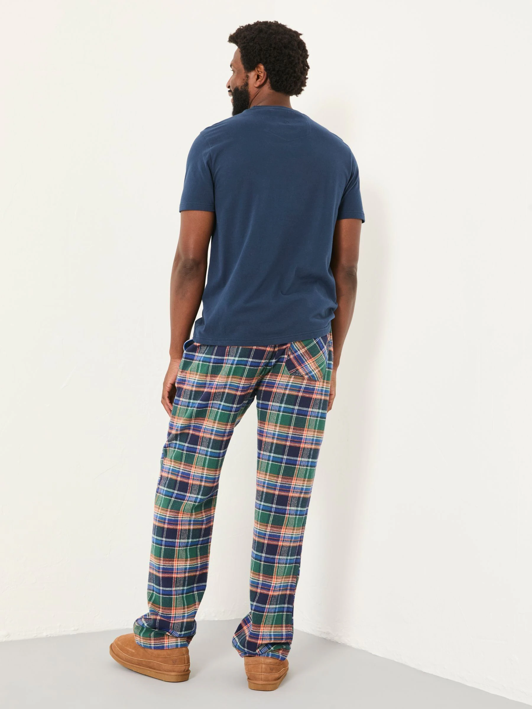 FatFace Check Pyjama Bottoms