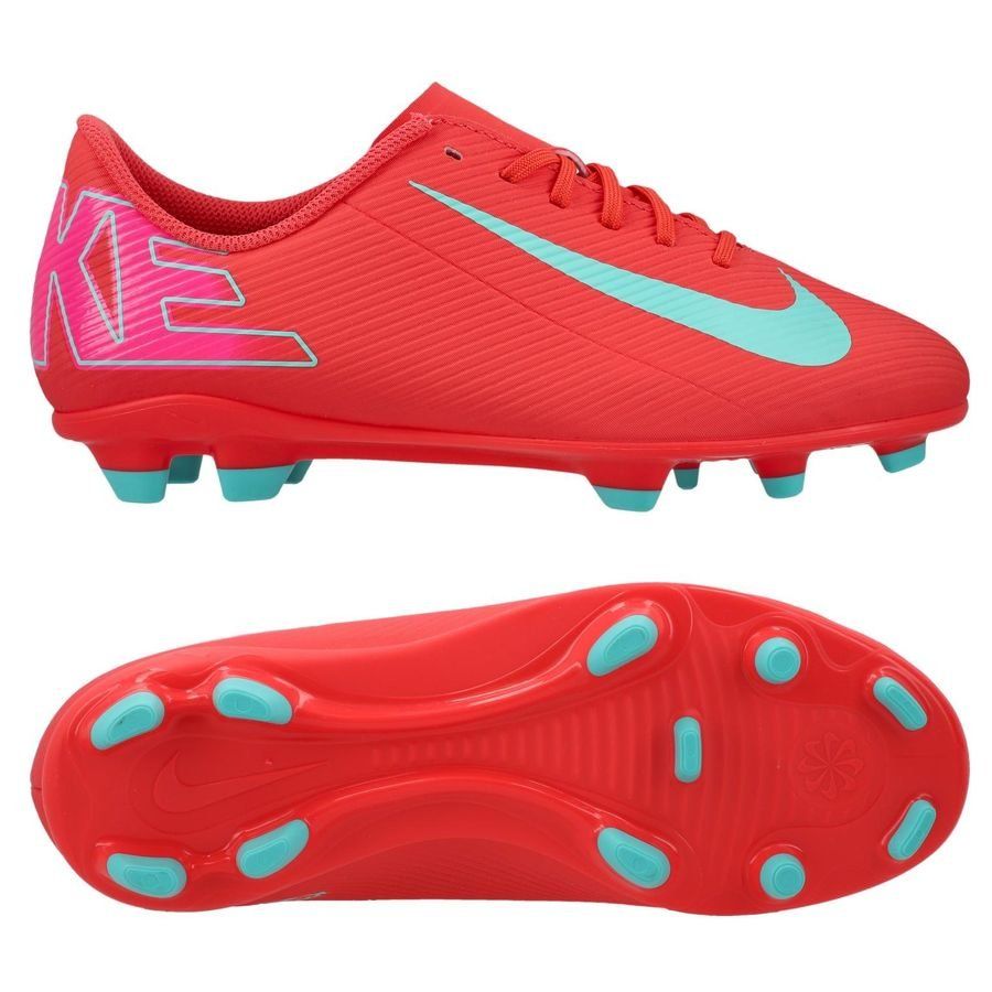 Nike Mercurial Vapor 16 Club MG Mad Energy - Rouge/Vert Enfant