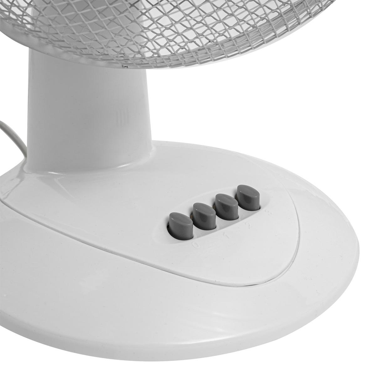 VENTILATEUR TABLE D.30CM BLANC