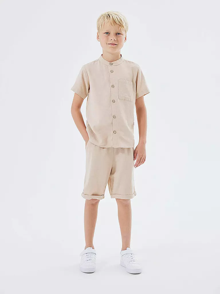 NAME IT Jungen Shorts NKMFAHER beige