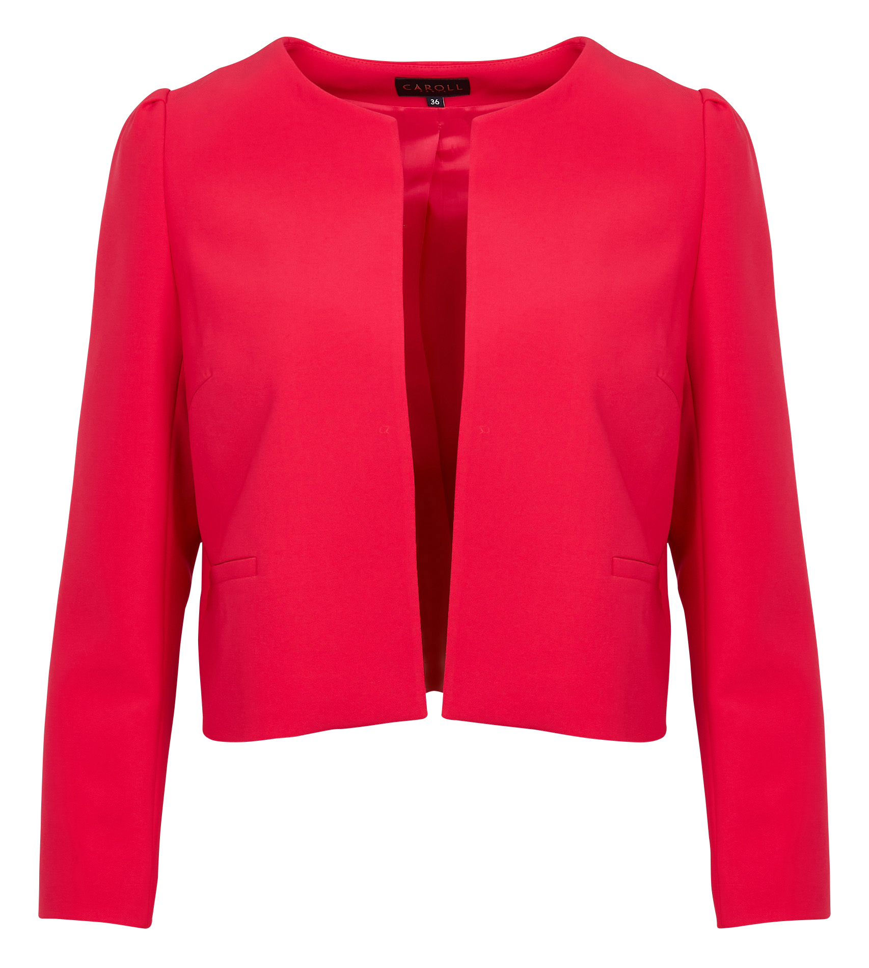 VICKY - Veste courte droite | Rouge
