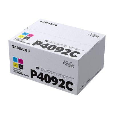 Samsung CLT-P4092C - Pack de 4 - noir, cyan, magenta, jaune - cartouche laser d'origine