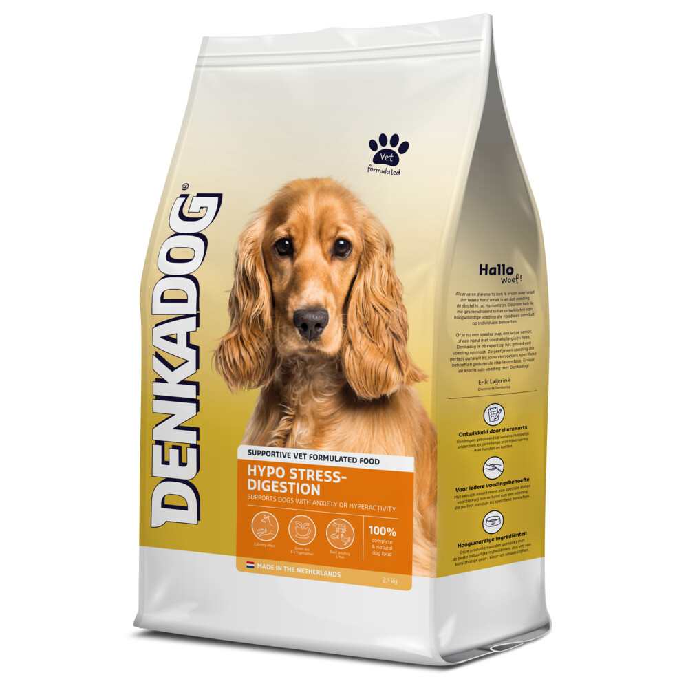 Denkadog Hondenvoer Hypo Stress Digestion2,5 kg