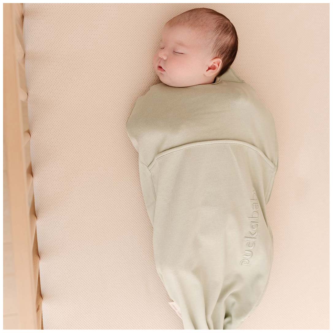 Puckababy Piep inbakerslaapzak groen