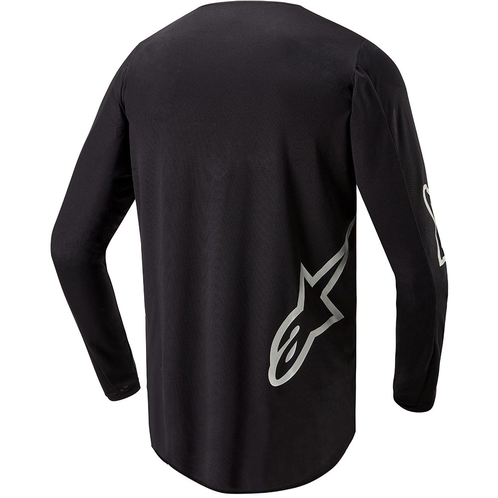 Alpinestars - Maillot Fluid Graphite Noir / Argent
