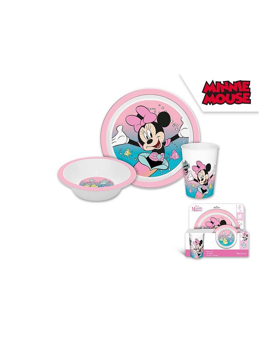Plate + Bowl + Minnie Cup 8X1