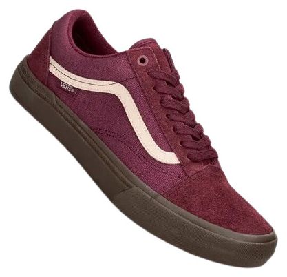 Chaussures Basses Vans BMX Old Skool Rouge Bordeaux