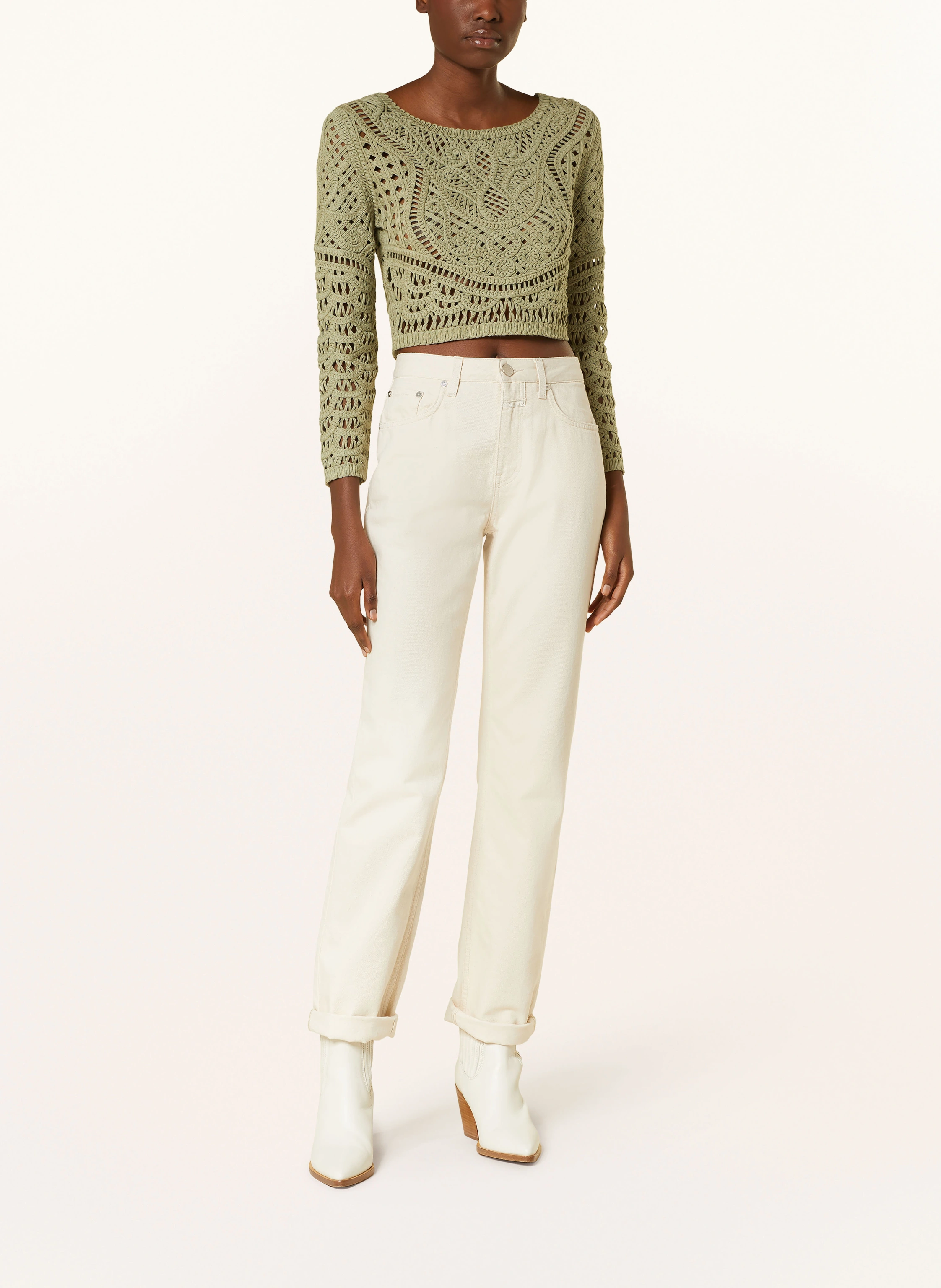 ba&sh Cropped-Strickjacke MARC