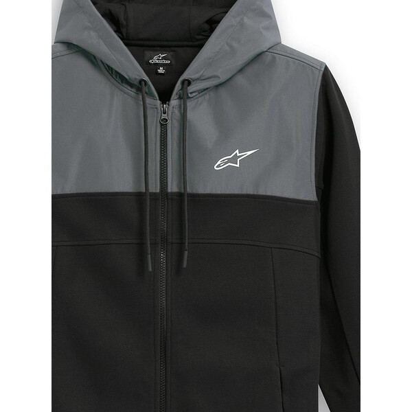 Alpinestars - Sweat zippé à capuche Reckoning Noir / Gris