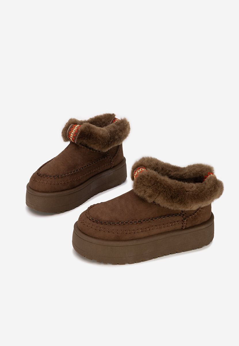 Bottes de neige femme brunes Sarida
