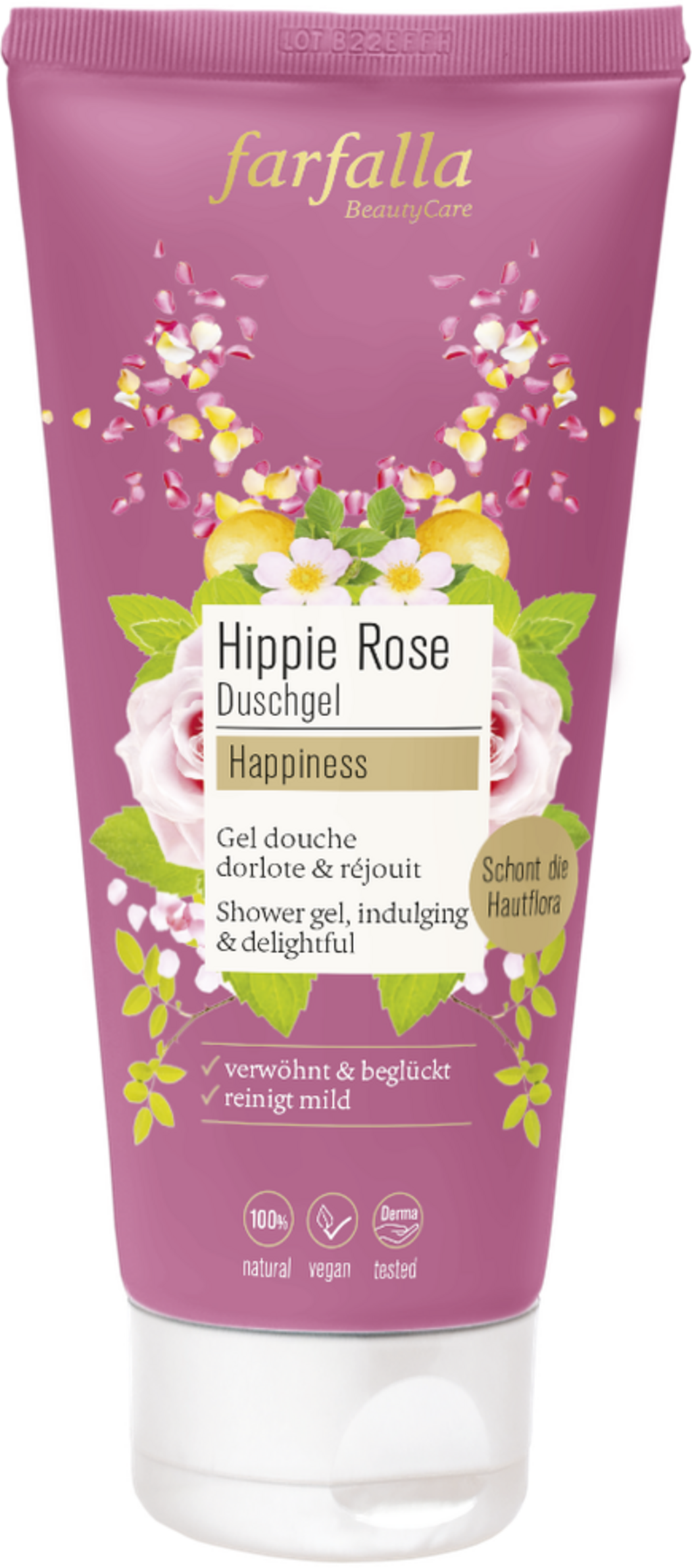 farfalla  Hippie Rose Duschgel, 200 ml
