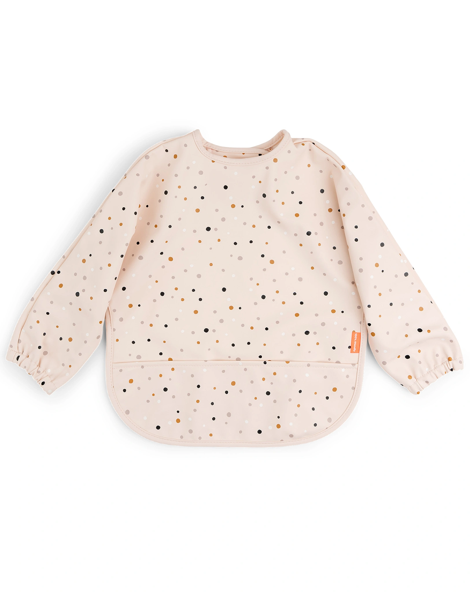Ärmel-Lätzchen HAPPY DOTS in rosa