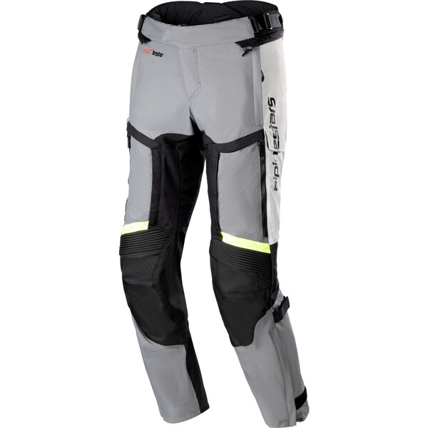 Alpinestars - Pantalon Bogota Pro Drystar® 4 Seasons Gris Clair / Gris Foncé / Jaune fluo