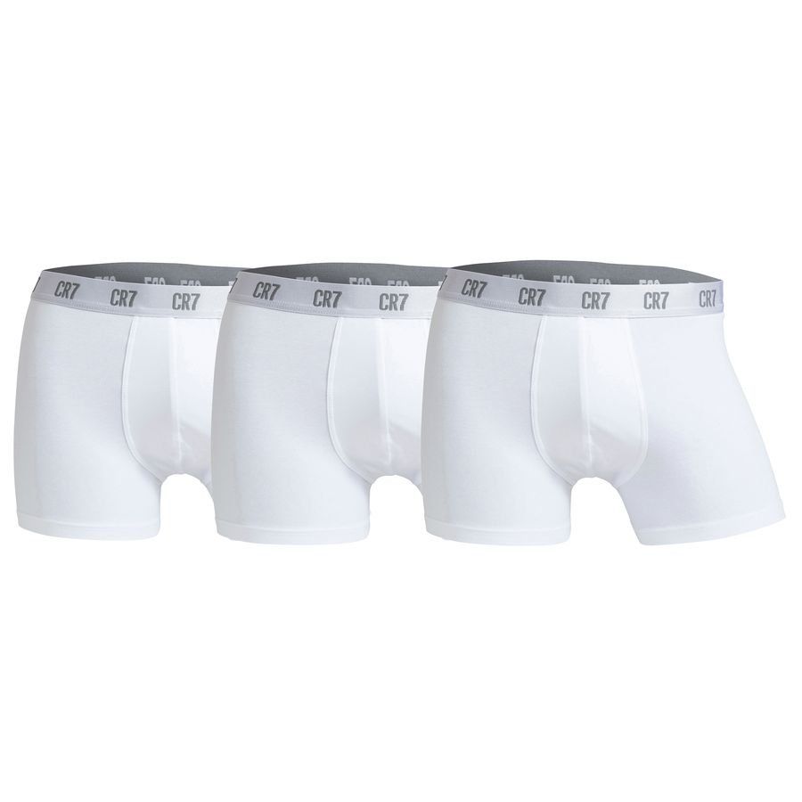 CR7 Boxers Organic Pack de 3 - Blanc