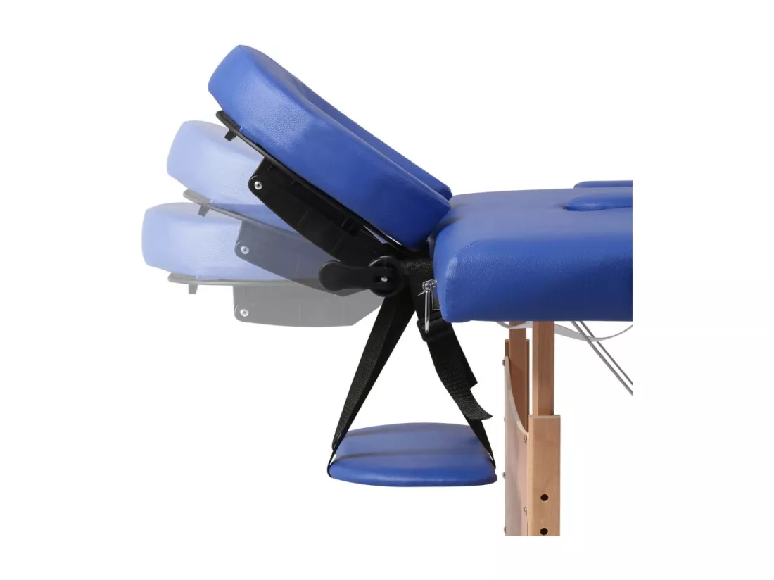 Table pliable de massage bois bleue 186 x 68 x 62 cm 02_0001880