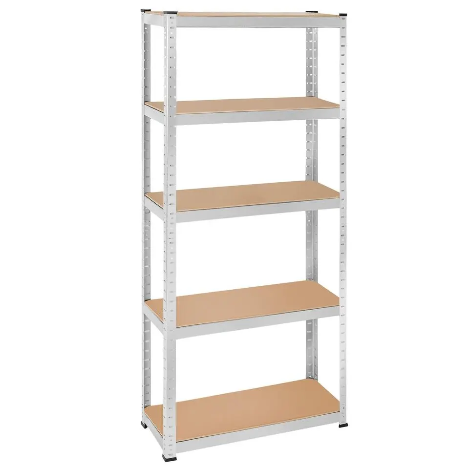 tectake Werkplaatsrek, Zilver