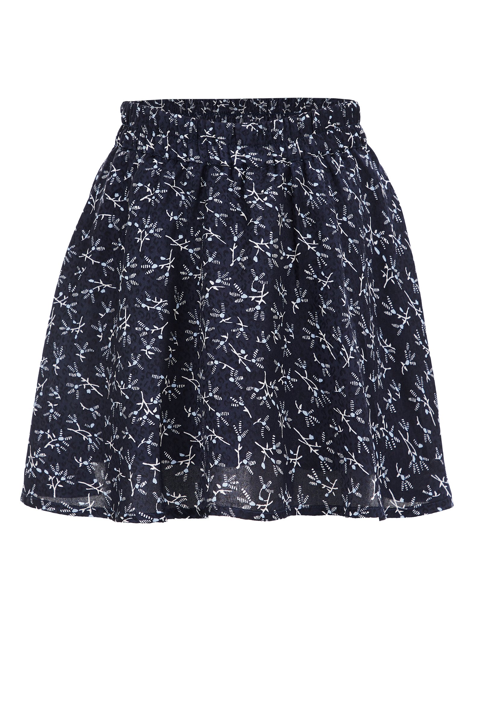 Meisjes skort met dessin WE Fashion Marineblauw