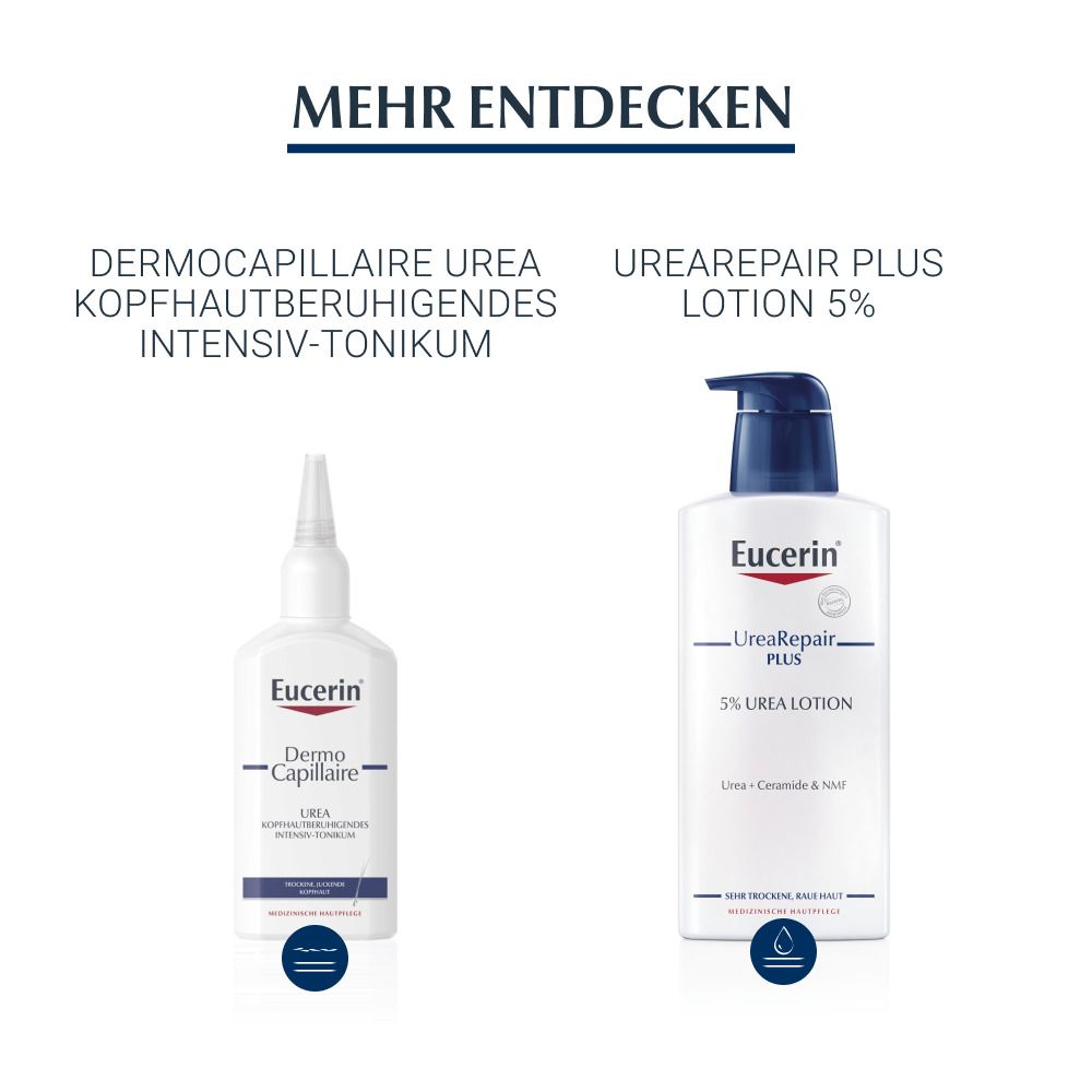 Eucerin DermoCapillaire Urea Kopfhautberuhigendes Shampoo – Beruhigt trockene und juckende Kopfhaut - Jetzt 3€ sparen mit Code 