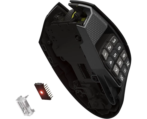 Corsair Scimitar Elite Wireless SE Gaming Mouse / 33000 DPI / Optical - Gun metal