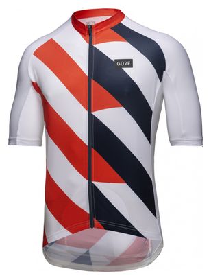 Maillot Gore Wear Signal Blanc Orange