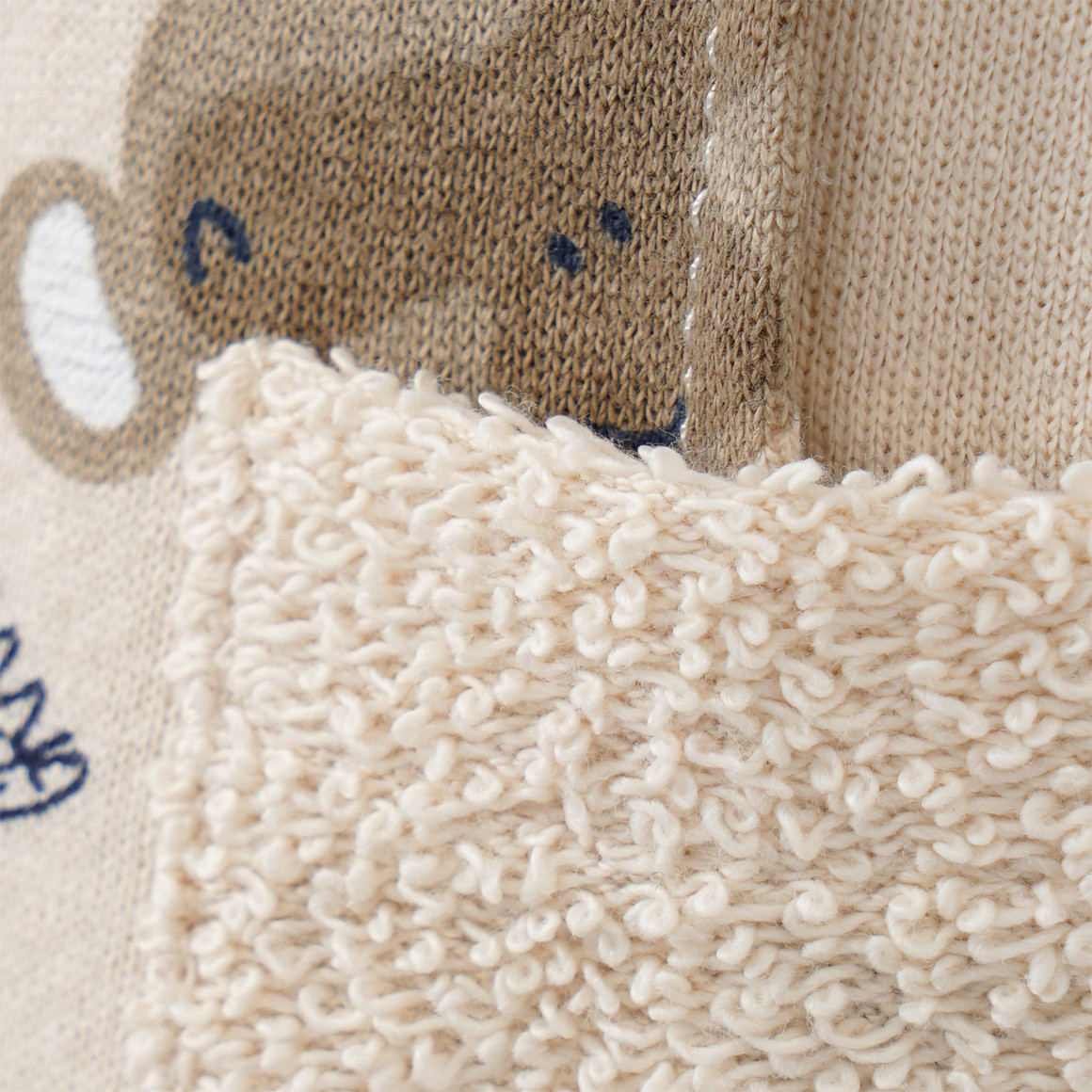 Topomini Newborn Strampler und Langarmbody im Set beige / blau