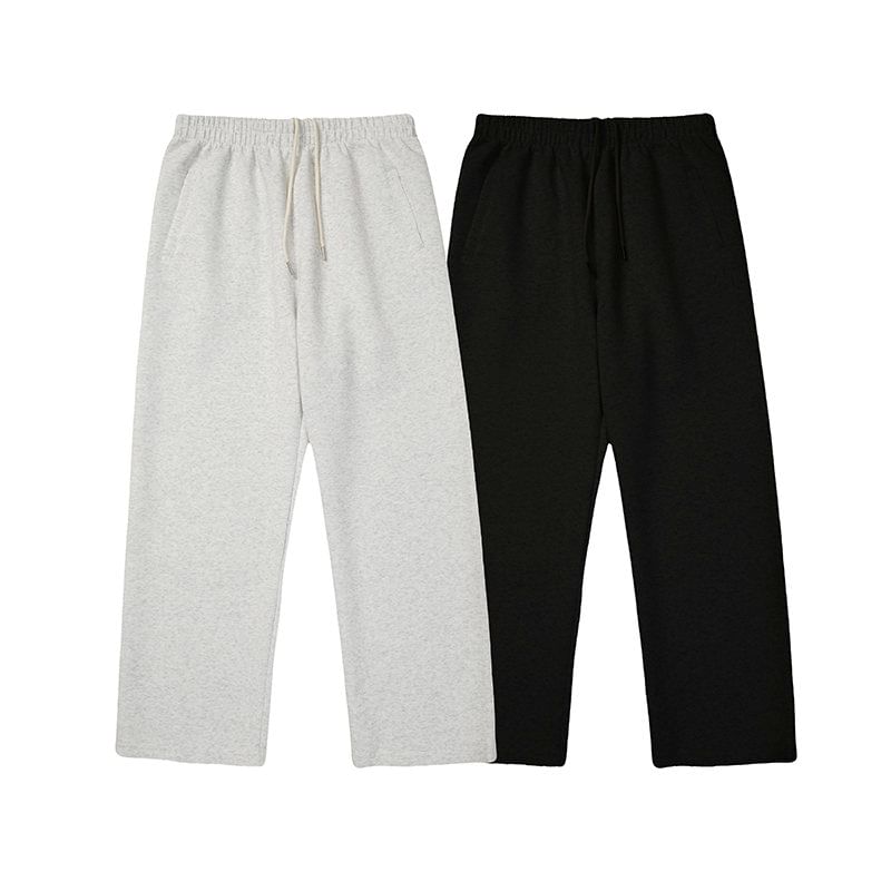 VEAZ - Mid Rise Plain Straight Leg Sweatpants