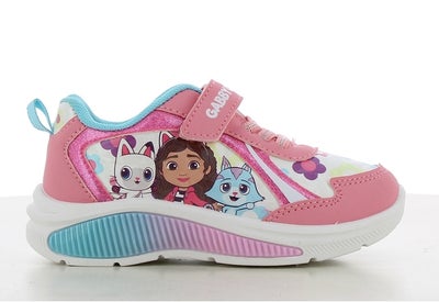 Gabby's Dollhouse Blinkende Sneakers, Fuchsia/White