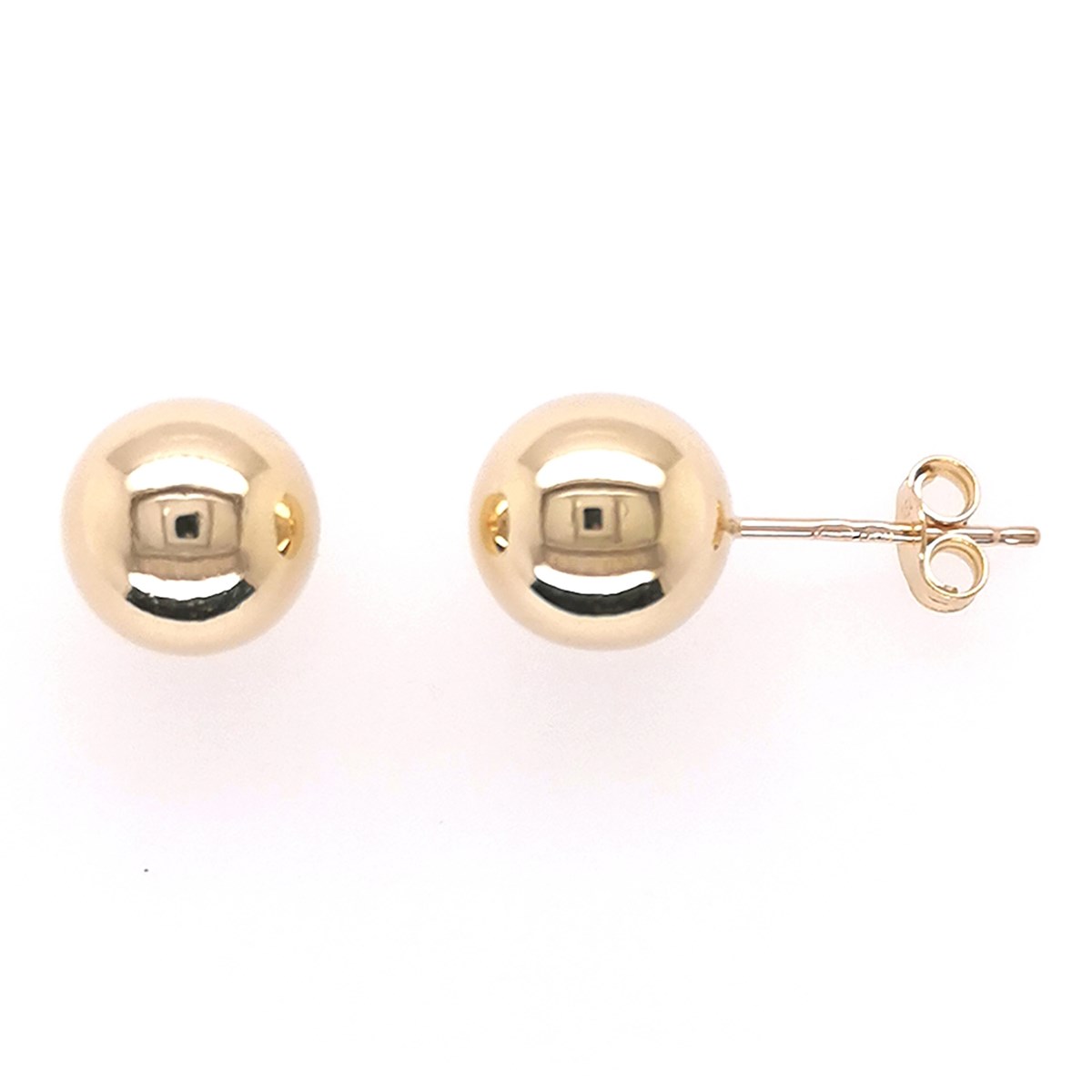 Boucles d'oreilles Boule 8 mm or 750/1000