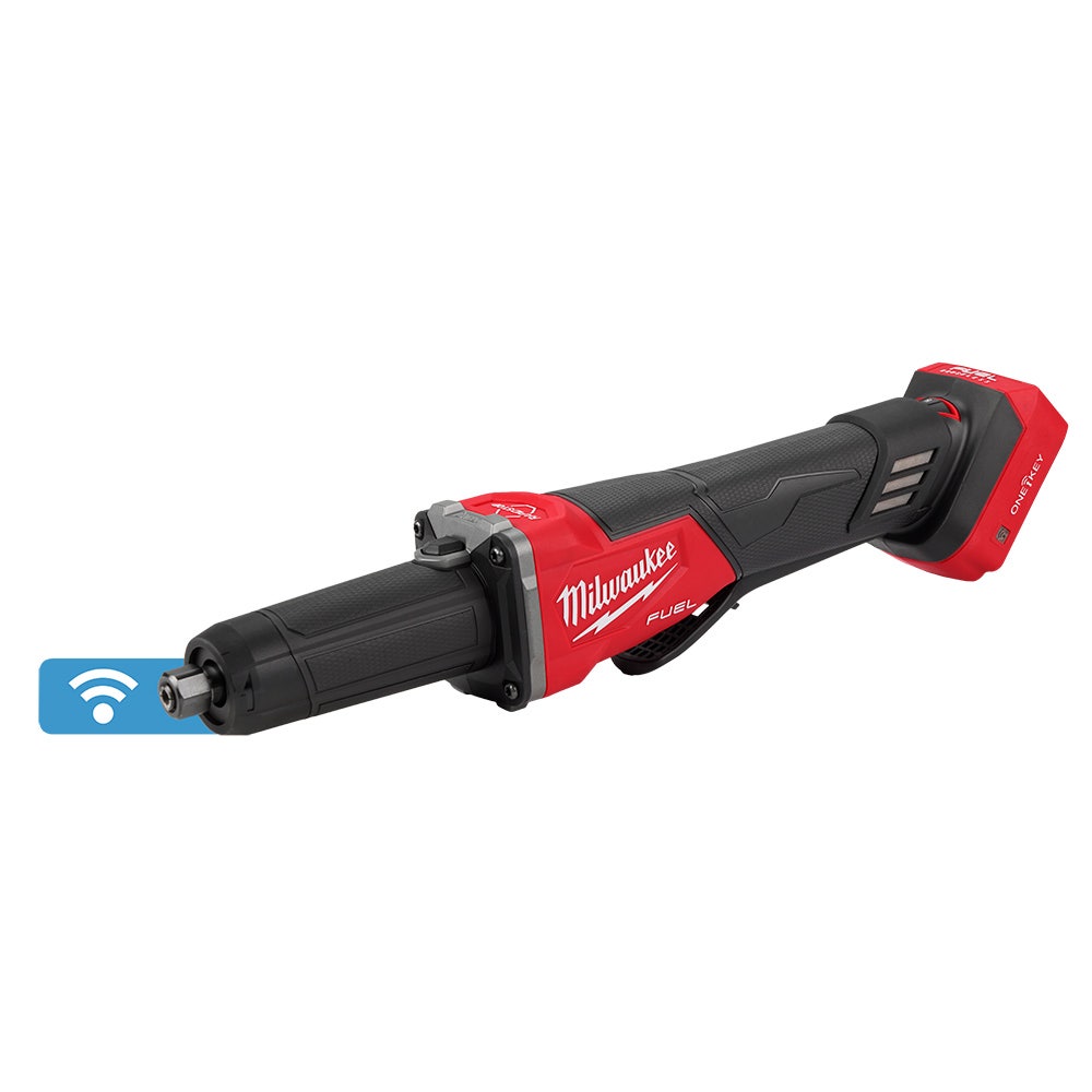 MILWAUKEE 18V FUEL™ 1/4" Braking Die Grinder w/ Deadman Paddle Switch Skin M18FDGROVPDB0