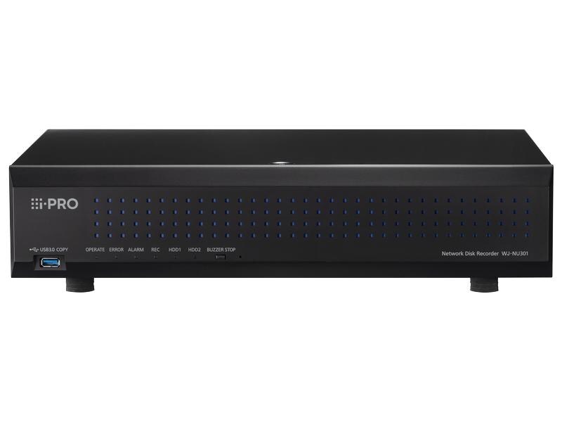 i-Pro Netzwerkrekorder WJ-NU301KG 16 Kanal ohne HDD Neue NVRs mit höherer Sicherheitsstufe und einfacher Installation mit integriertem PoE  Switch