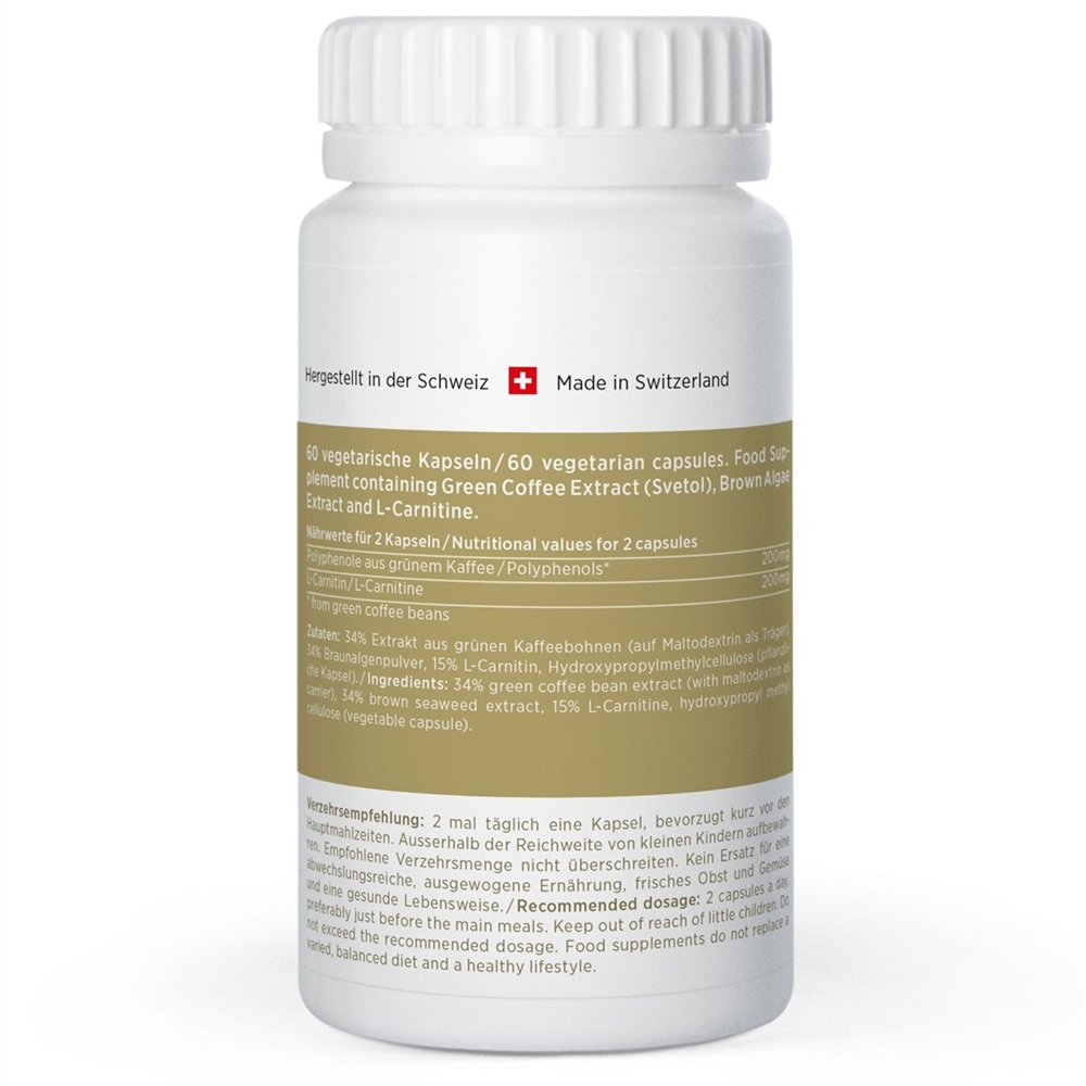 KINGNATURE Coffea Vida Kaps 200 mg Grüner Kaffe-Extrakt Ds 60 Stk