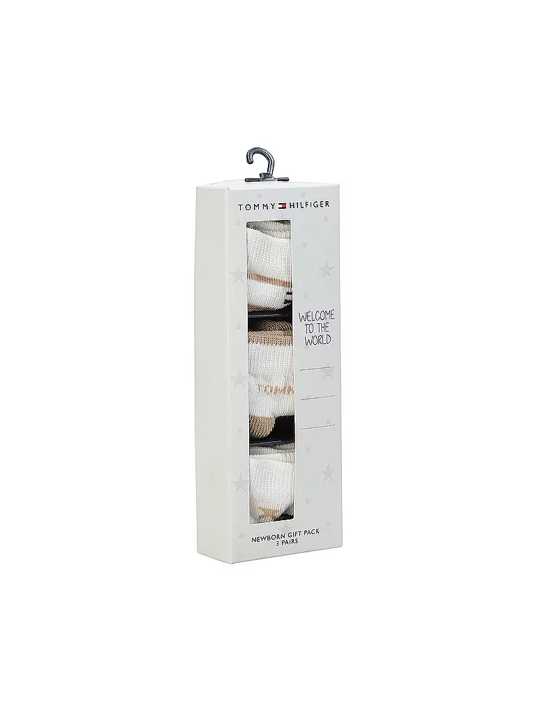 TOMMY HILFIGER Baby Socken 3er Pkg. classic khaki camel