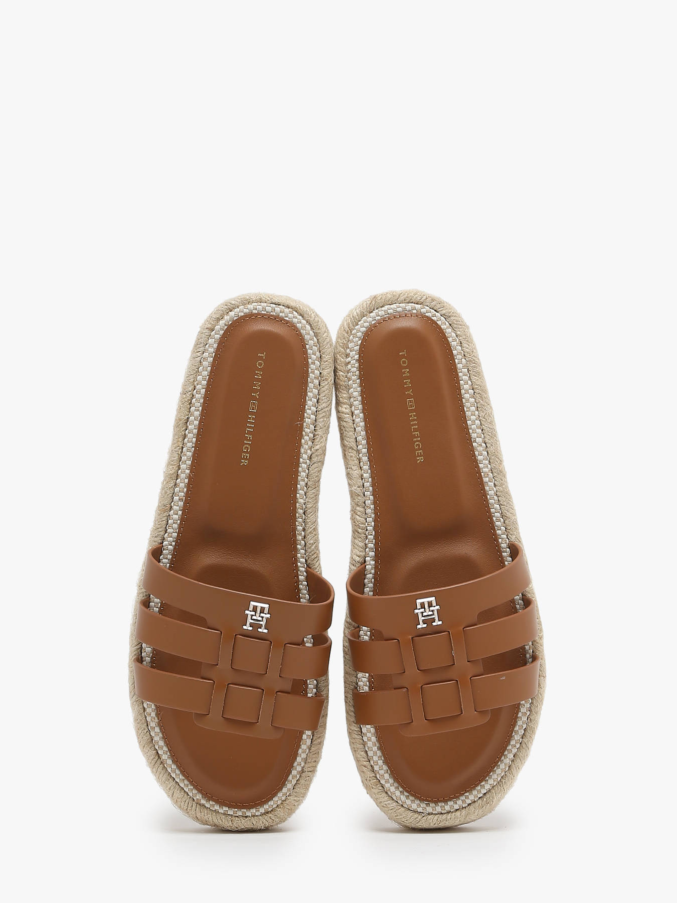Mules en cuir TOMMY HILFIGER