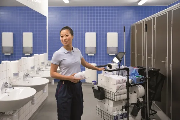 Dispenser Tork H5 PeakServe® Continuous™ hvid - til håndklædeark