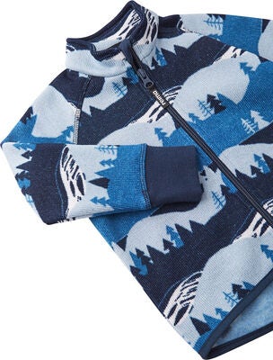 Reima Ornament Fleecejakke, Soft Navy