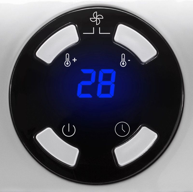 TROTEC Keramische Stopcontactverwarming - Kachel TFC 1 E - 500W - 2 Warmtestanden